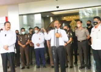 Menko Polhukam Temui Jaksa Agung Bahas Kasus Korupsi