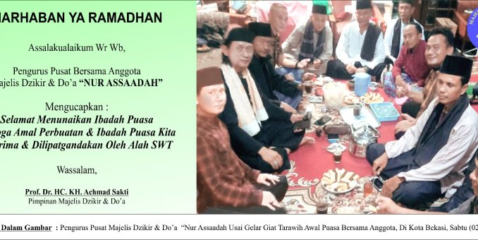 MARHABAN YA RAMADHAN…