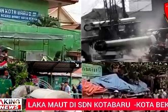 Tragis, Truk Kontainer ‘Tabrak Tiang SD’ di Kota Bekasi, 10 Tewas dan 20 Luka Berat