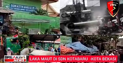 Tragis, Truk Kontainer ‘Tabrak Tiang SD’ di Kota Bekasi, 10 Tewas dan 20 Luka Berat