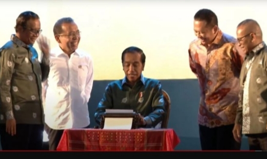 Presiden Jokowi Hadiri Puncak Peringatan HPN 2023