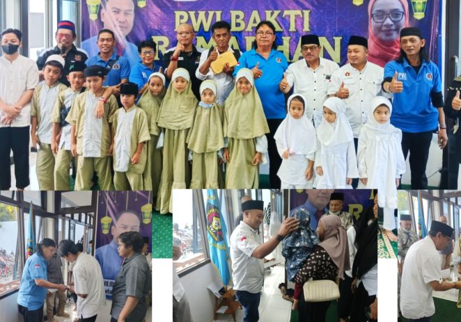 PWI Bekasi Raya ‘Gelar Bakti Ramadan dan Santunan’ 100 Yatim Piatu