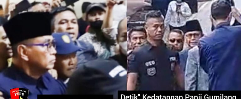 Kericuhan ‘Warnai’ Kedatangan Panji Gumilang di Bareskrim Polri