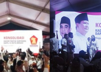 1100 Kader Gerindra Kota Bekasi ‘Hadiri Konsolidasi Akbar’ Gerindra Virtual