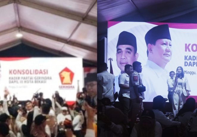 1100 Kader Gerindra Kota Bekasi ‘Hadiri Konsolidasi Akbar’ Gerindra Virtual
