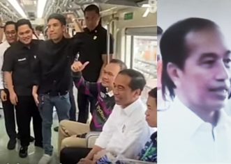 Presiden Jokowi Ajak Menteri dan Artis Mengecek LRT Jabodebek
