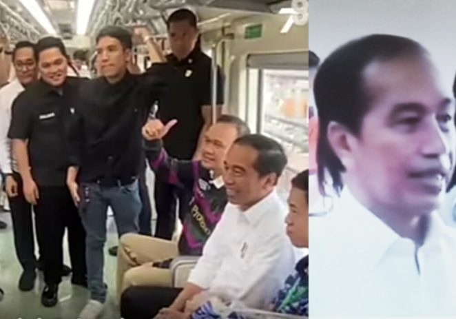 Presiden Jokowi Ajak Menteri dan Artis Mengecek LRT Jabodebek