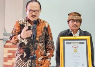 SMSI Ganjar Eros Jarot ‘Penghargaan’ sebagai Tokoh Pejuang Kemerdekaan Pers