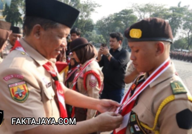 Sekda Pimpin Upacara Hari Pramuka Ke-62 Tingkat Kota Bekasi