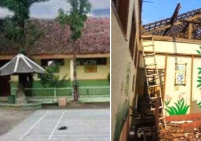 Gegara ‘Ambruk’ Diterpa Hujan Deras, Disdik Kab Bekasi Pastikan Bangun SDN Setia Mekar 03