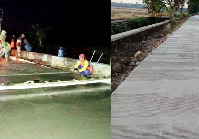 Warga Jalan Jatisura Indramayu Sambut Gembira, Jalan Yang Rusak Parah Sudah Diperbaiki.