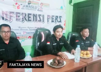 Panwascam Cikedung Gelar Konferensi Pers Tahapan Kampanye