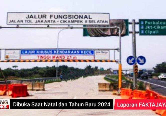 Lagi, Saat Nataru Jasa Marga Bakal ‘Gratiskan’ Tol Japek II Selatan