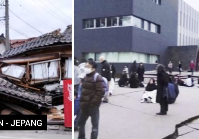 Jepang ‘Porak Poranda’ Diguncang Gempa 7,6 SR