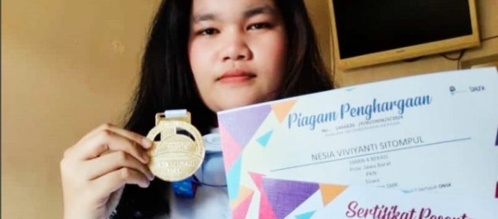 Lagi, Putri Kota Bekasi Berhasil Raih Medali Emas Olimpiade Nasional