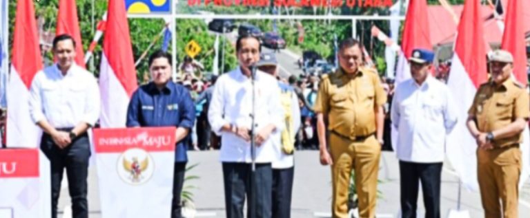 Presiden Jokowi Resmikan IJD Sebagai ‘Langkah Awal’ Perbaikan Infrastruktur Jalan di Sulawesi Utara