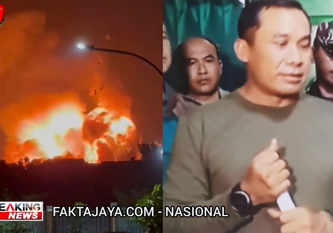 Gudang Peluru Armed TNI AD di Bantar Gebang Kota Bekasi ‘Meledak’, Terdengar Hingga Radius 500 Meter