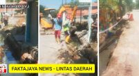 Drainase Badan Jalan di Lingkungan Desa Sindang Indramayu Mulai Diperbaiki