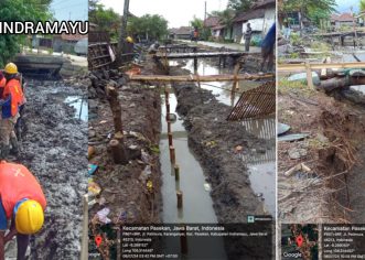 Warga ‘Sambut Gembira’ Jaringan Irigasi Desa Karanganyar Kecamatan Pasekan Diperbaiki