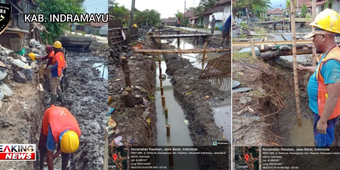 Warga ‘Sambut Gembira’ Jaringan Irigasi Desa Karanganyar Kecamatan Pasekan Diperbaiki