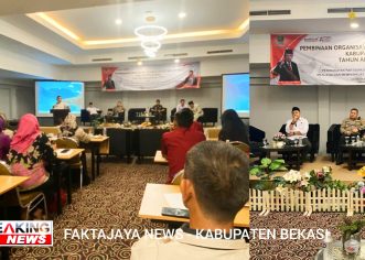 Ketua PWI Bekasi Raya Hadiri Acara Pembinaan Ormas Gelaran Kesbangpol Kabupaten Bekasi