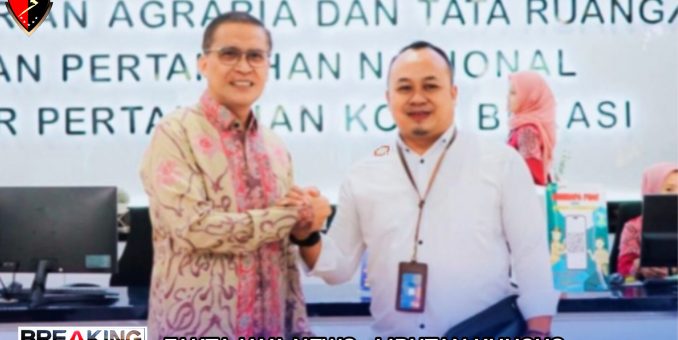 PWI Bekasi Raya Bersama BPN Bekasi Sepakat Sebarkan Informasi ke Masyarakat