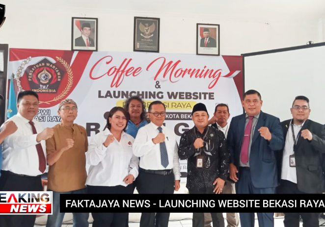 Plt Wali Kota Bekasi ‘Resmi Membuka’ Peluncuran Website PWI Bekasi Raya