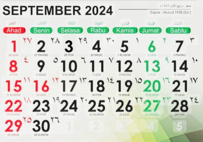 Asyik, Bulan September Ada Long Weekend. Buat ‘Yang Punya Rencana’ Catat Tanggalnya Ya.