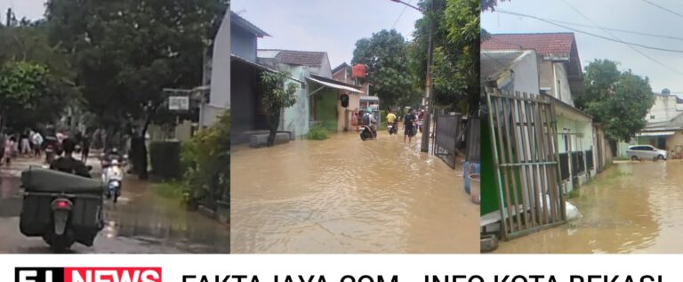 Lagi, Perum Puri Nusaphala Jatiasih Bekasi ‘Dikepung Banjir’ Kiriman dari Bogor