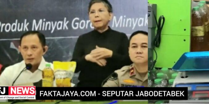 Bareskrim Polri Sita Ribuan Liter ‘Minyak Goreng Curang’ di Depok