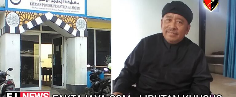 Pesantren Al Matiin ‘Cetak Santri’ Islami dan Berkarakter