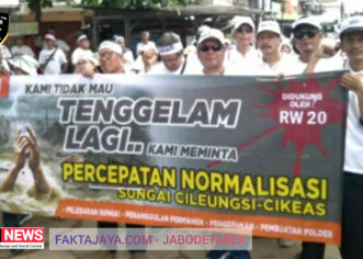 Warga Vila Nusa Indah Tuntut Percepatan Normalisasi Sungai Cileungsi – Cikeas