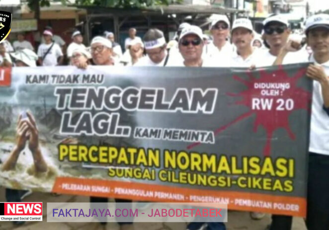 Warga Vila Nusa Indah Tuntut Percepatan Normalisasi Sungai Cileungsi – Cikeas