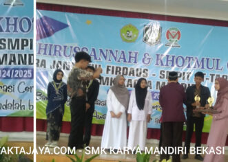 SMK Karya Mandiri Jatiasih ‘Sukses Gelar’ Akhirussannah & Khotmul Qur’an