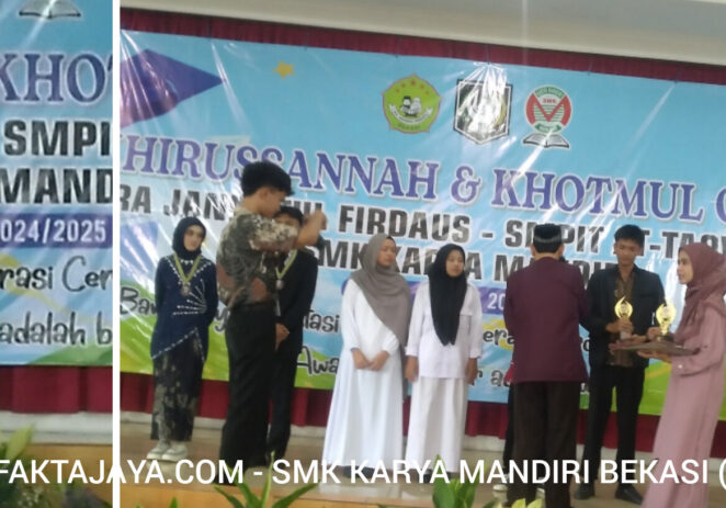 SMK Karya Mandiri Jatiasih ‘Sukses Gelar’ Akhirussannah & Khotmul Qur’an