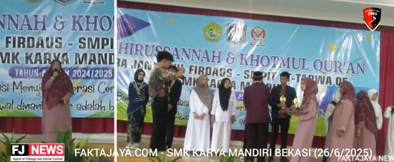 SMK Karya Mandiri Jatiasih ‘Sukses Gelar’ Akhirussannah & Khotmul Qur’an