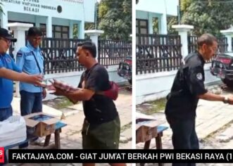 PWI Bekasi Raya Kembali Gelar Giat ‘Jum’at Berkah’