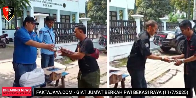 PWI Bekasi Raya Kembali Gelar Giat ‘Jum’at Berkah’