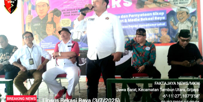 Ratusan Awak Media Bekasi Raya Desak Gubernur Jabar ‘Segera Klarifikasi’ Pernyataan Kontroversial
