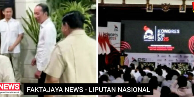 Sebelum Hadiri Kongres PSI, Presiden Prabowo ‘Kunjungi’ Kediaman Mantan Presiden Jokowi