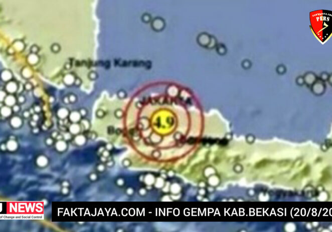 Gempa Susulan Kembali Guncang Kabupaten Bekasi