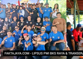 PWI Bekasi Raya Bareng Transera Waterpark Gelar Family Gathering dan Donor Darah