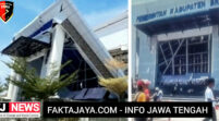 Atap Teras Kantor Pemkab Brebes ‘Ambruk’, 3 Luka – luka