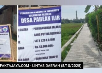 Pemdes Pabean ilir Indramayu Realisasikan Pengecoran Jalan Lingkungan