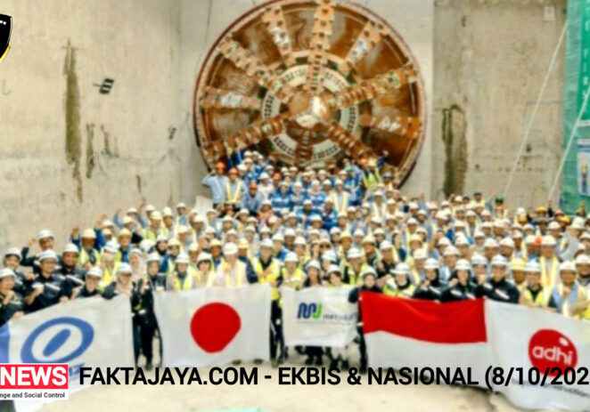 Pertama di Indonesia, Terowongan Bertingkat Kereta Bawah Tanah Selesai Dibangun