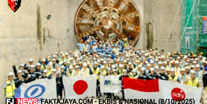 Pertama di Indonesia, Terowongan Bertingkat Kereta Bawah Tanah Selesai Dibangun