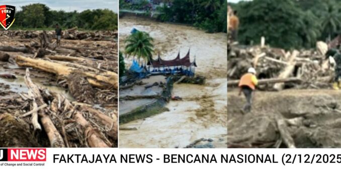 Ini Up Date Terakhir Bencana Alam Sumatera per tanggal 2 Desember 2025