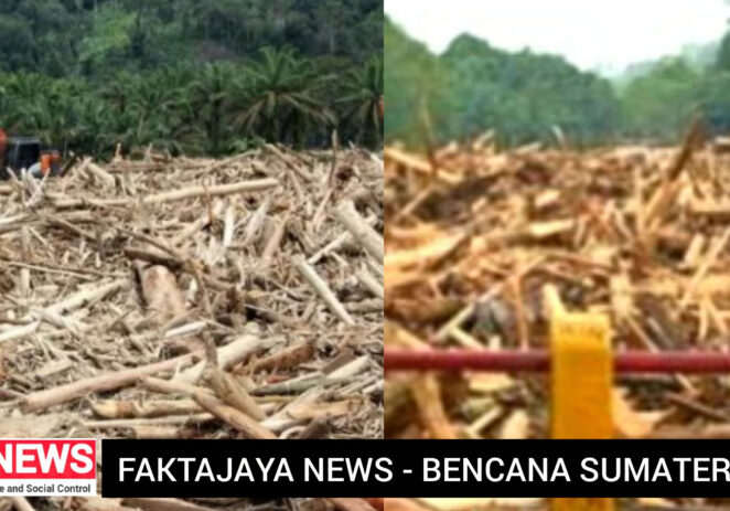 Gelondongan Kayu Bukti Banjir di Sumatera Akibat Ulah Manusia