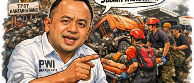 “Bom Waktu” Gunung Sampah Bantar Gebang Akhirnya Meledak. Ini Kata Ketua PWI Bekasi Raya