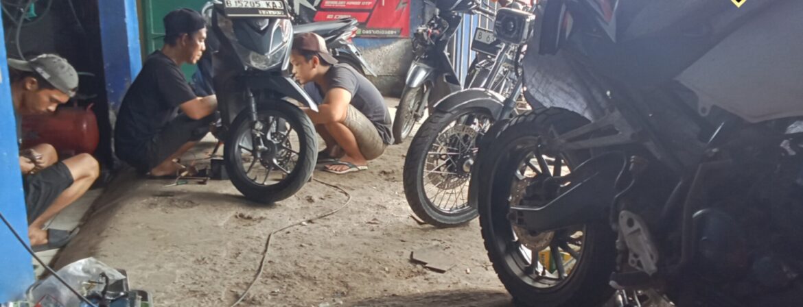 Jelang Mudik Lebaran 2026, Pusaka Jaya Motor Mulai ‘Diserbu’ Puluhan Motor